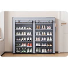 Massido MS-805 tekstilni ormarić za cipele, grafitni