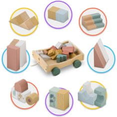 Nukido Drvena igračka na povlačenje s blokovima NK-853