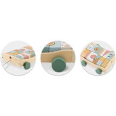 Nukido Drvena igračka na povlačenje s blokovima NK-853