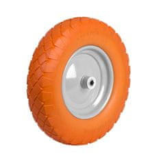 Humberg Kotač za kolica bez zračnica 4.00-8 narančasto-bijeli