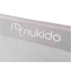 Nukido Zaštitna ograda za krevet 150 x 42 x 35 cm siva
