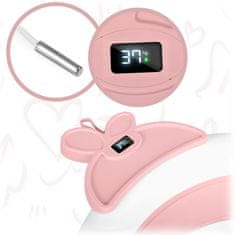 Ricokids Dječja kada s termometrom RK-282 bijela i ružičasta