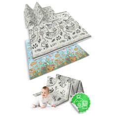 Nukido Sklopiva edukativna pjenasta podloga 200 x 180 x 1 cm NK-340 ocean-safari