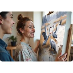 Massido Slika po broju 40x50 cm ždralovi