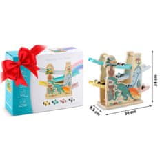 Ricokids Drvena igračka s toboganom i autićima RK-867 Ricokids