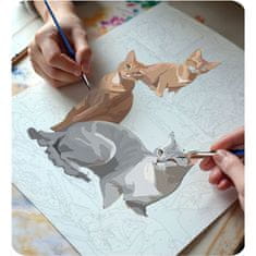 Massido Slika po broju 40x50 cm mačke