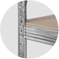 Plonos Metalni stalci za pohranu, set od 2 komada 180 x 90 x 40 cm PL-702