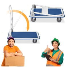 Humberg Ručna kolica HM-506, bijela i plava