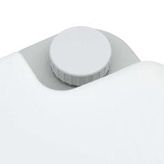 Vidaxl Kamperski WC Siva i bijela 41,5 x 36,5 x 30 cm Polietilen