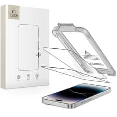 Tech-protect Quick Set 2x zaštitno staklo za iPhone 14 Pro, crno