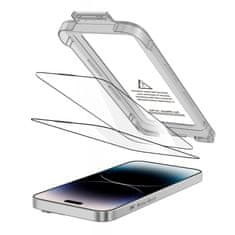 Tech-protect Quick Set 2x zaštitno staklo za iPhone 14 Pro, crno
