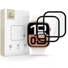 Tech-protect Glass Flex 2x zaštitno staklo za Apple Watch 10 (42mm), crno