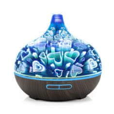 BOT Smart aroma difuzor B11 - 400 ml svijetlo drvo i LED srce