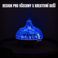BOT Smart aroma difuzor B11 - 400 ml svijetlo drvo i LED srce