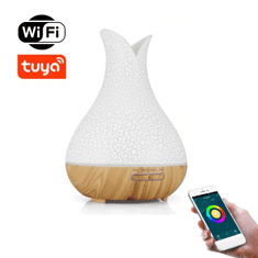 BOT Smart aroma difuzor B5 - bijelo i svijetlo smeđe drvo 400 ml