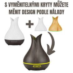BOT Aroma difuzor B5 DO - bijelo i tamno smeđe drvo, 400 ml