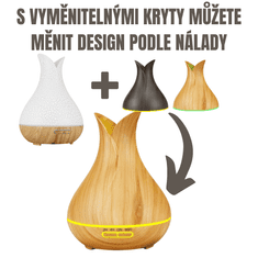 BOT Aroma difuzor B5 DO - bijelo i svijetlo smeđe drvo 400 ml