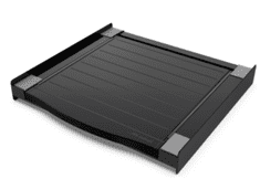 Torre Black priključak za perilicu/sušilicu rublja, s policom, crni