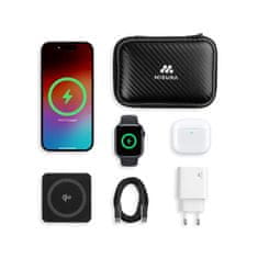 Misura MH08 Pro - 3u1 Sklopivi bežični Qi2 punjač - BLACK