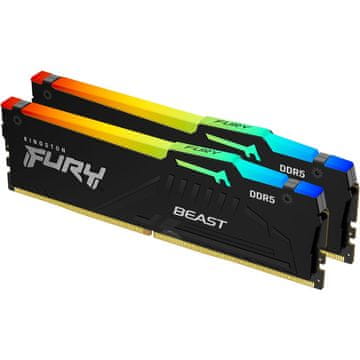 Kingston 64GB FURY Beast RGB (2x 32GB), 6000 MT/s