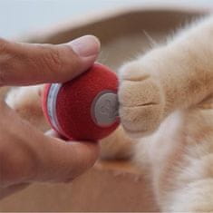 Cheerble Smart Mini Ball Interaktivna lopta za mačke crvene boje