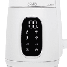 Adler Adler AD 1305 -W grijač vode, 2200W, 1,7L, LED, bijeli -sreb