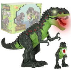 Ikonka Aga T-REX Elektronički Dinosaur hodajući Zeleni