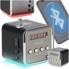 Ikonka Aga Prijenosni punjivi Bluetooth LCD zvučnik radio TD-V26