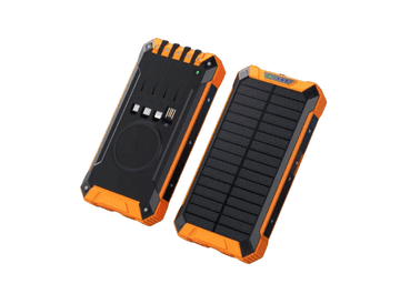 BOT Solarna power banka SP5 1 panel 30000mAh s kablovima narančasta