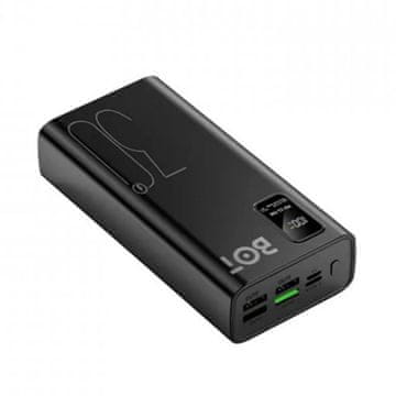 BOT Powerbank velikog kapaciteta P12 30000mAh 22.5W crna