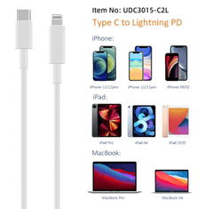 BOT Podatkovni kabel USB-C na Lightning