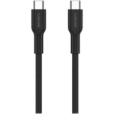 Canyon OnWire 60CL kabel, USB-C na USB-C, 60 W, crni (CND-CCAP60AB10B)