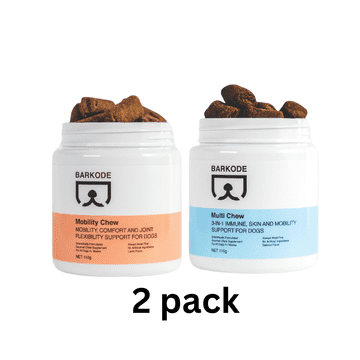 Barkode Paket Mobility + Multi Chew za pse, podrška zglobovima, imunitetu i probavi, glukozamin, probiotici, konoplja, vitamini, Mobility+multi