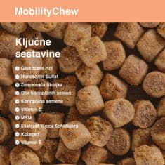 Barkode 2x Paket Mobility + Multi Chew za pse, podrška zglobovima, imunitetu i probavi, glukozamin, probiotici, konoplja, vitamini, Mobility+multi, 4