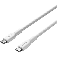 Canyon OnWire 60CL kabel, USB-C na USB-C, 60 W, bijeli (CND-CCAP60AB10W)