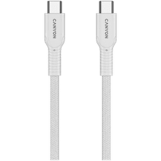 Canyon OnWire 60CL kabel, USB-C na USB-C, 60 W, bijeli (CND-CCAP60AB10W)