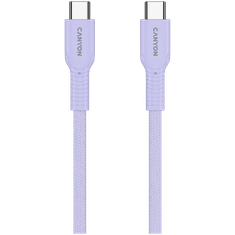 Canyon OnWire 60CL kabel, USB-C na USB-C, 60W, ljubičasti (CND-CCAP60AB10PU)