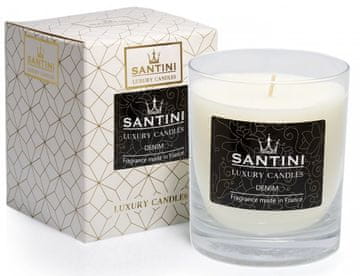 Santini Luksuzna svijeća - Denim, 200g