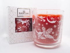 Santini Luksuzna svijeća - Jabuka i cimet, 200 g