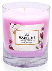 Santini Luksuzna svijeća - Pink Yvésse, 200g