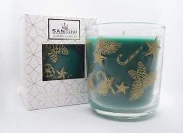 Santini Luksuzna svijeća - Božićno drvce, 200 g