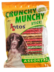 ANTOS Hrskavi štapići Munchy Mix za pse, 1 kg