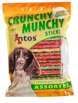 ANTOS Hrskavi štapići Munchy Mix za pse, 1 kg