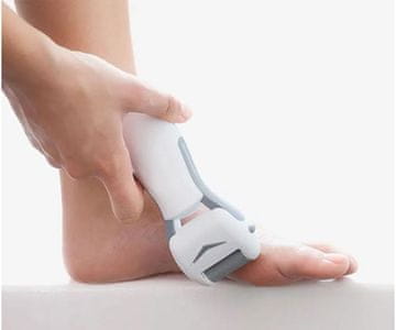 brusilnik za nego stopal, sivo-bel