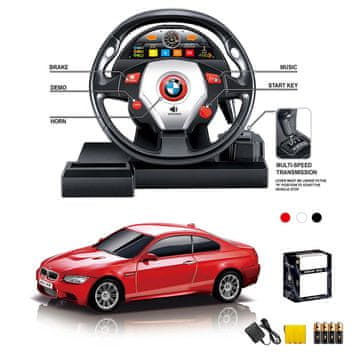 Denis RC vozilo BMW M3 s volanom i mjenjačem, 1:18