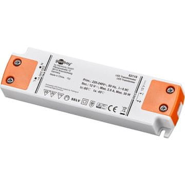 Goobay LED transformator 12 V (DC)/30 W, prigušiv