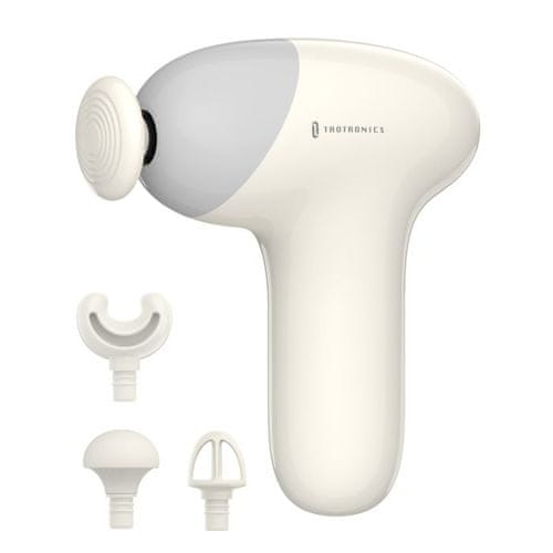 TaoTronics masažna pištola, siva z nastavki