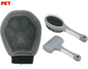 PET Set za njegu i češljanje kose, sivi