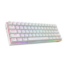 Redragon Draconic K530RGB Pro mehanička tipkovnica, bežična, Bluetooth, bijela