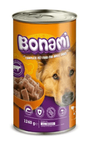  Bonami mokra hrana za pse, govedina, 1240 g